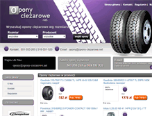 Tablet Screenshot of opony-ciezarowe.net